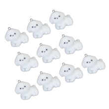Charming Puppy Designs Resin Flocking-Lying on four legs