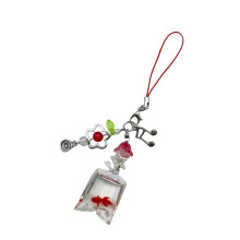 Cuteness Fish Themed Beaded Phone Accessory Comfortable-Red