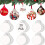 Décorations d'arbre de noël vierges par Sublimation par 5