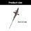 Ear Pin Alluring Thorn Designs Studs Earrings-black silver 2