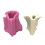 Elegante Face Book Vase Silikonform für 6