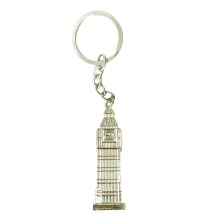 Britis Souvenir Collection Alloy Keychain-Silver big ben