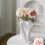 Elegante Face Book Vase Silikonform für 7