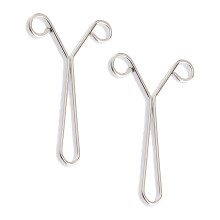Multi Color Adjustable Cuff Clip Rolled Edge Design-Silver