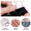 Multi Color Adjustable Cuff Clip Rolled Edge Design-Silver 2