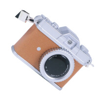 Antieke camerasleutelhanger inclusief zaklamp en-Geel