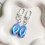 Small Flip Flop Keychain Stylish Bag Accessory for Keys-White 7