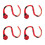 4Stk Plüsch Schlange Schmuckarmband Bunt Für Kinder 9