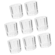 16Stk Maniküre Glasbecher Weiß Nail Art Flüssigkeit Reinigungstasse