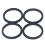 4 pcs Rubber Silent Crossover Rings for KRX KRX4 1000 Damping Buffer 5
