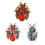 Broche polyvalente en alliage léger pour bijoux en strass,-Gris 2