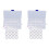 2Stk Transparentes Case Mit Zubehör Für Unterwegs 2