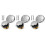 3Sets Stopper Set Kupfer Metall Dicht Universal 4