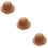 3Stk Kinder Strohhut Khaki Sonnenhut Sommer Strand 9