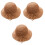 3Stk Kinder Strohhut Khaki Sonnenhut Sommer Strand 3