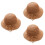 3Stk Kinder Strohhut Khaki Sonnenhut Sommer Strand 6