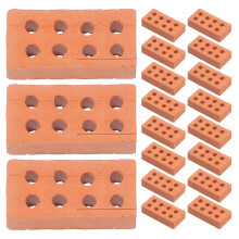 600St Kleurrijke Mini Bakstenen Bruin Voor DIY Miniatuur Landschap