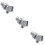 3Stk Wandhalter Verstellbar Mit Robustem ABS Material 9