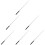 6Stk Tragbarer Whiteboard Pointer Schwarz Mit Schwammgriff 8