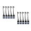 10St Zwarte Glazen Hangende Auto Diffuser Voor Langdurige 7