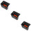 3St Middenconsole Asbak , Plastic Zwart, Voor Auto Gebruik 11