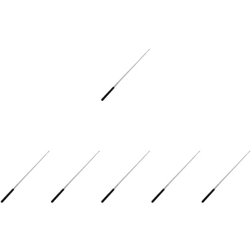 6Stk Tragbarer Whiteboard Pointer Schwarz Mit Schwammgriff 2