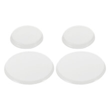 8St Stethoscoop Reserve Diafragma PVC, Wit, Voor Medisch Gebruik