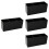 4St Zwart Acryl Multi-Grid Pennenhouder En Makeup Tools Box 6