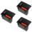 3St Middenconsole Asbak , Plastic Zwart, Voor Auto Gebruik 8