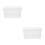 2St Refillbare Wipes Container Transparant PP Babydoekjes 10
