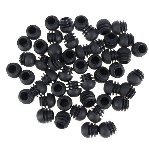 100St Meubel Einde Doppen Zwart Plastic Stoelglijders