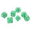 35Pcs Pearl White Plastic Dice Set Polyhedral for Board & Digital Games 9