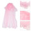 2St Roze Sluier Hoofdband Kinderfeest En Performance 8