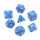 35Pcs Plastic Dice Kit Pearl Pattern White Numbers for Board & Digital Games 7