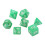 35Pcs Pearl White Plastic Dice Set Polyhedral for Board & Digital Games 11