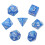 35Pcs Plastic Dice Kit Pearl Pattern White Numbers for Board & Digital Games 5