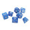 35Pcs Plastic Dice Kit Pearl Pattern White Numbers for Board & Digital Games 11