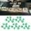 35Pcs Pearl White Plastic Dice Set Polyhedral for Board & Digital Games 14