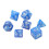 35Pcs Plastic Dice Kit Pearl Pattern White Numbers for Board & Digital Games 9