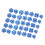 35Pcs Plastic Dice Kit Pearl Pattern White Numbers for Board & Digital Games 16