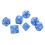 35Pcs Plastic Dice Kit Pearl Pattern White Numbers for Board & Digital Games 10