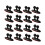 32St Plastic Kabelclips Zwart Compact Voor Auto Draadbeheer 1