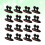 32St Plastic Kabelclips Zwart Compact Voor Auto Draadbeheer 10