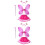 8St Roze Vleugels Set Met Tutu En Haarband 5