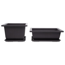 4Sets Pflanztöpfe Kunststoff Für Garten Und Wohnung
