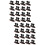 32St Plastic Kabelclips Zwart Compact Voor Auto Draadbeheer 7