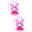 8St Roze Vleugels Set Met Tutu En Haarband 7