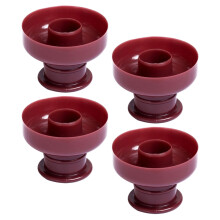 12Stk Multifunktionale Runde Donut Backform Aus Robustem Kunststoff