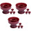 12Stk Multifunktionale Runde Donut Backform Aus Robustem Kunststoff 10