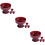 12Stk Multifunktionale Runde Donut Backform Aus Robustem Kunststoff 4
